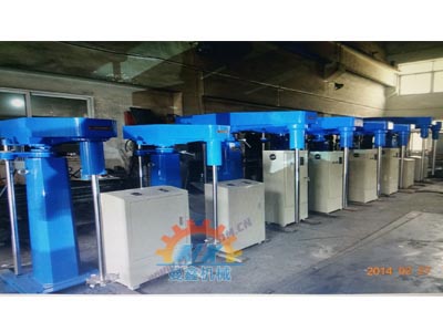 分散機(jī)完成，交付使用